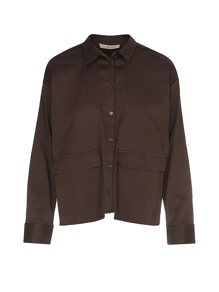 SMITH&SOUL Hemdbluse  braun | L
