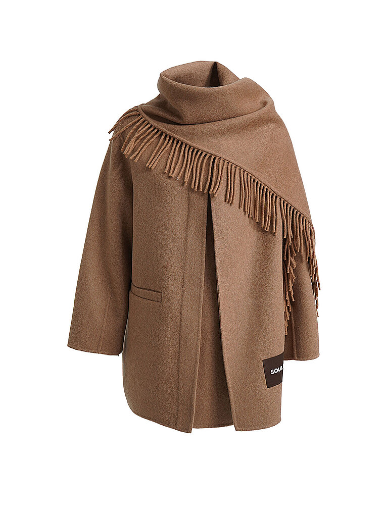 SMITH&SOUL Wollmantel hellbraun | S