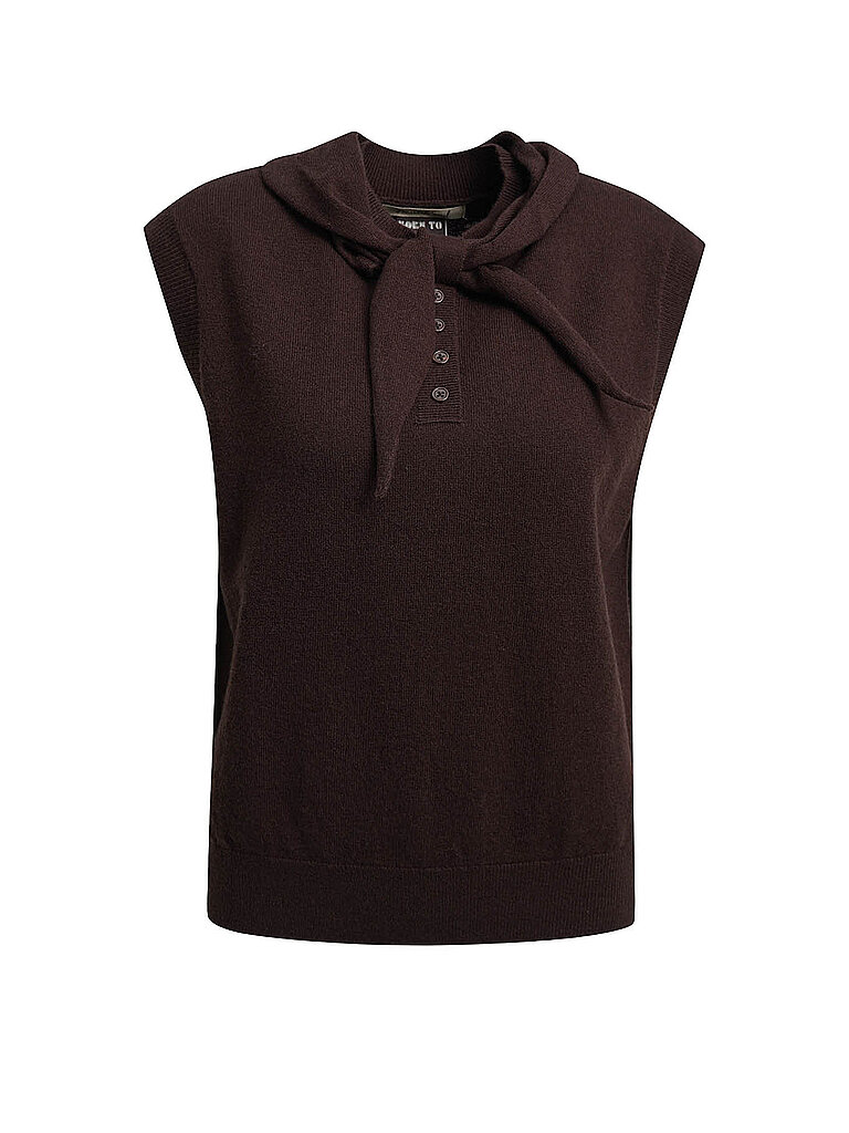 SMITH&SOUL Pullunder braun | S