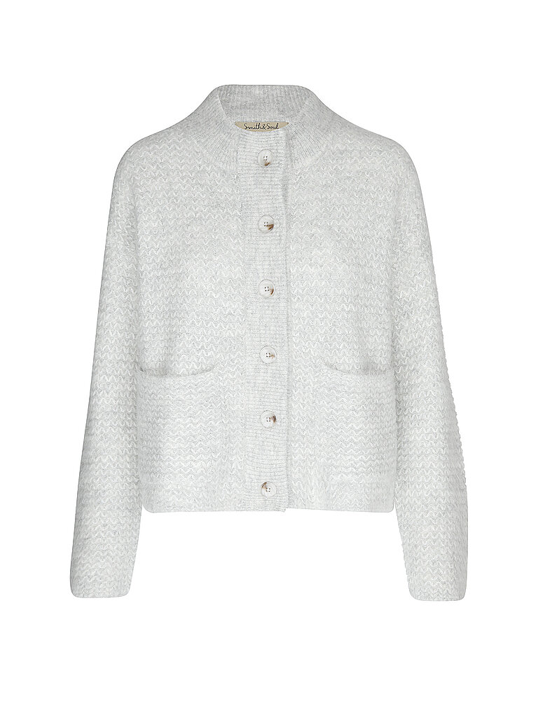 SMITH&SOUL Strickjacke hellgrau | XS