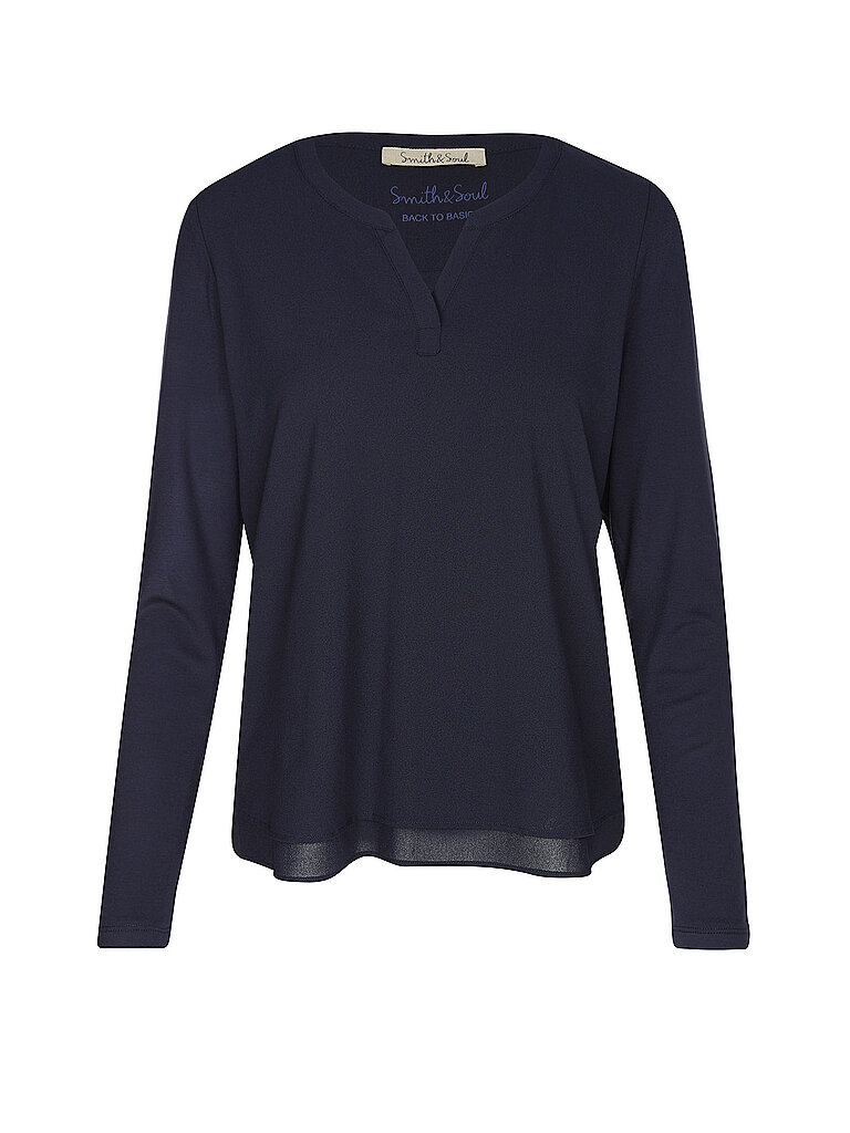 Smith&Soul Blouse Shirt Dark Blue XXL