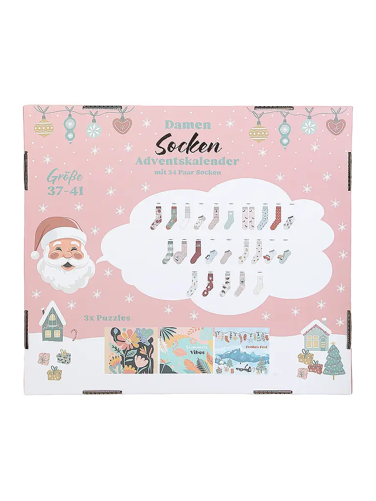 SOCKSWEAR | Socken Adventkalender PREMIUM bunt | Bunt