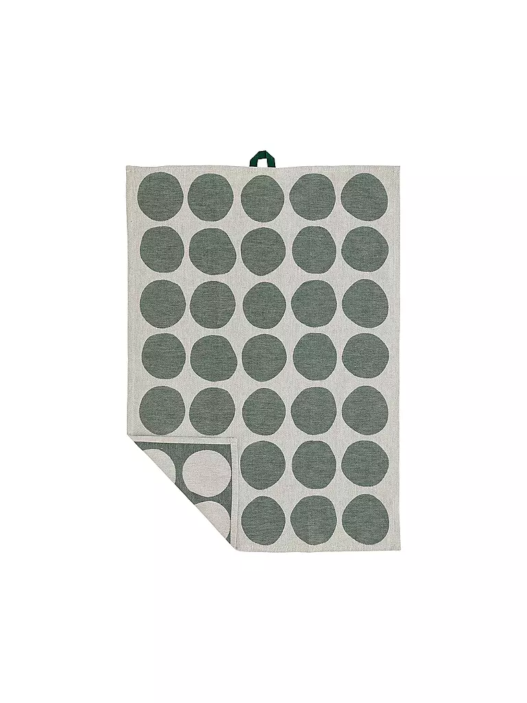 SOEDAHL | Geschirrtuch-Set 2tlg BUBBLES Pine Green | hellbraun