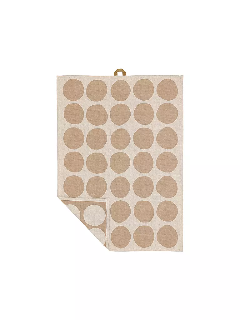 SOEDAHL | Geschirrtuch-Set 2tlg BUBBLES Warm Taupe | dunkelgrün