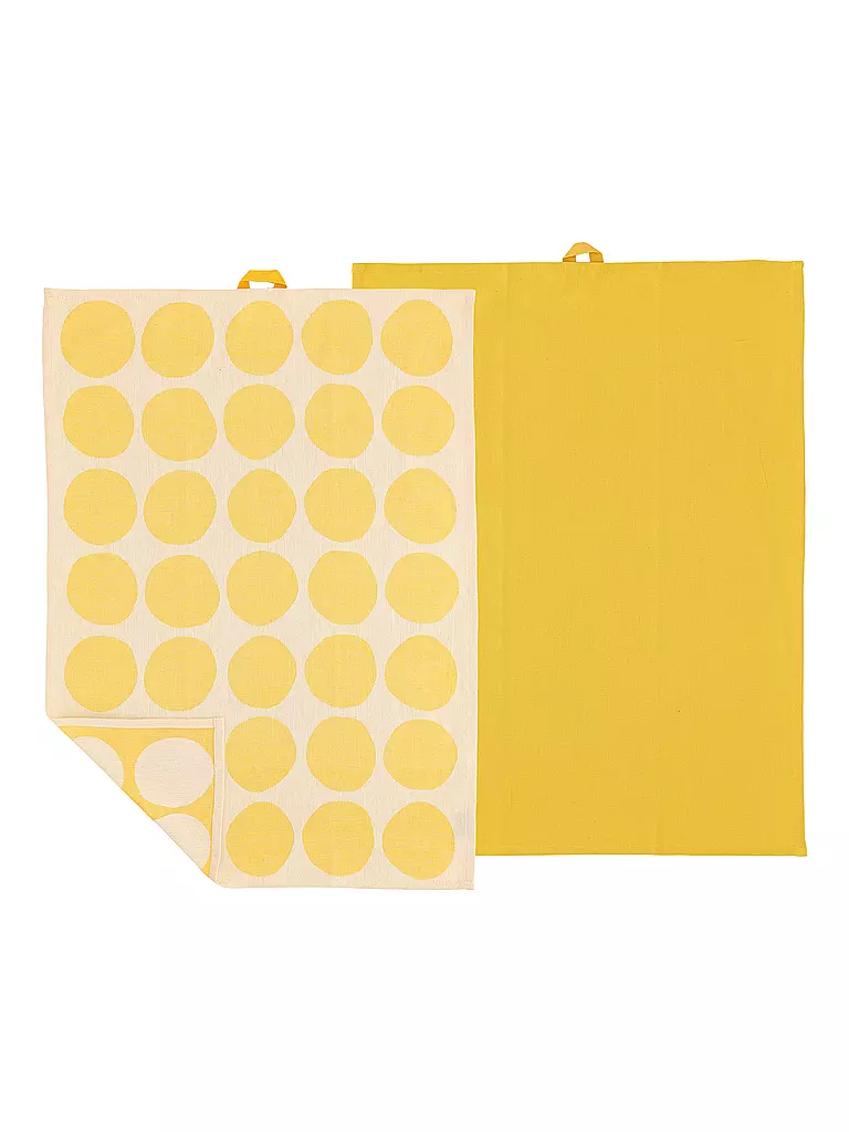 SOEDAHL | Geschirrtuch-Set 2tlg BUBBLES Yellow | gelb