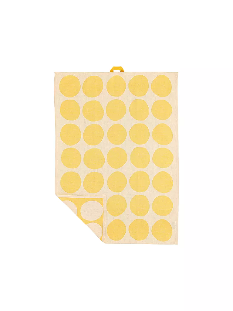 SOEDAHL | Geschirrtuch-Set 2tlg BUBBLES Yellow | hellbraun