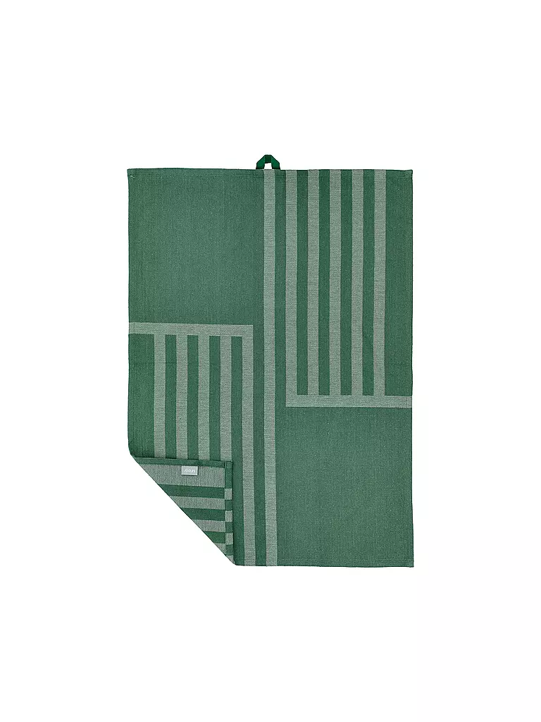 SOEDAHL | Geschirrtuch-Set 2tlg REFLECTION Pine Green | hellbraun