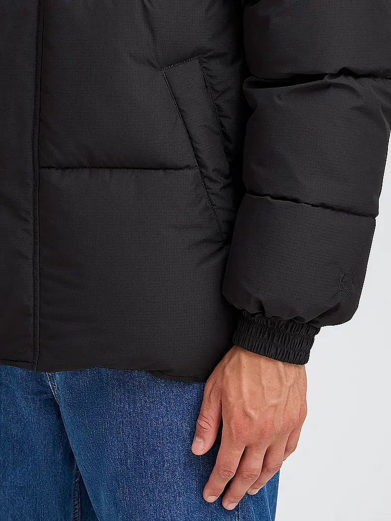 SOLID | Steppjacke | schwarz