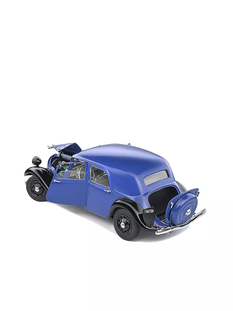 SOLIDO | Modellauto - 1:18 Citroen Traction blau | grau