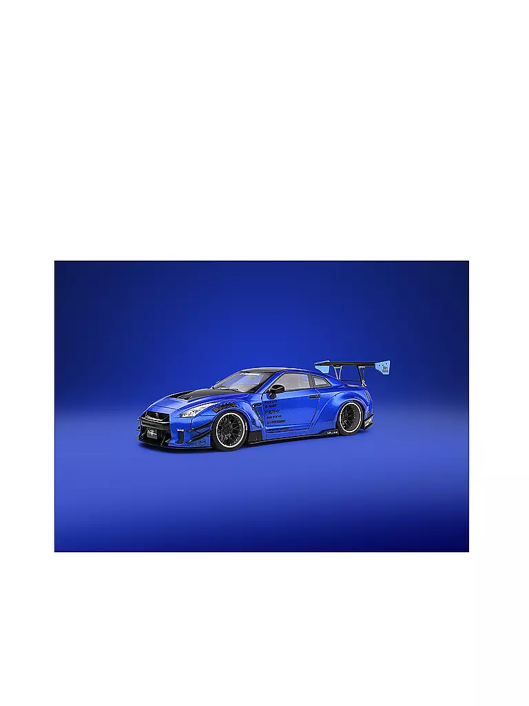 SOLIDO | Modellauto - 1:18 Nissan GTR 35 blau | blau