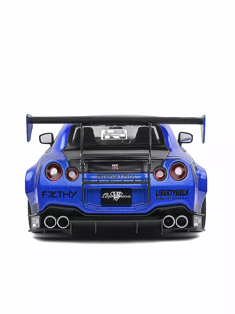 SOLIDO | Modellauto - 1:18 Nissan GTR 35 blau | blau