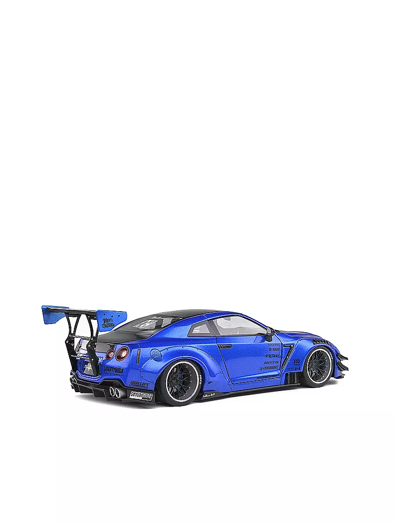 SOLIDO | Modellauto - 1:18 Nissan GTR 35 blau | blau