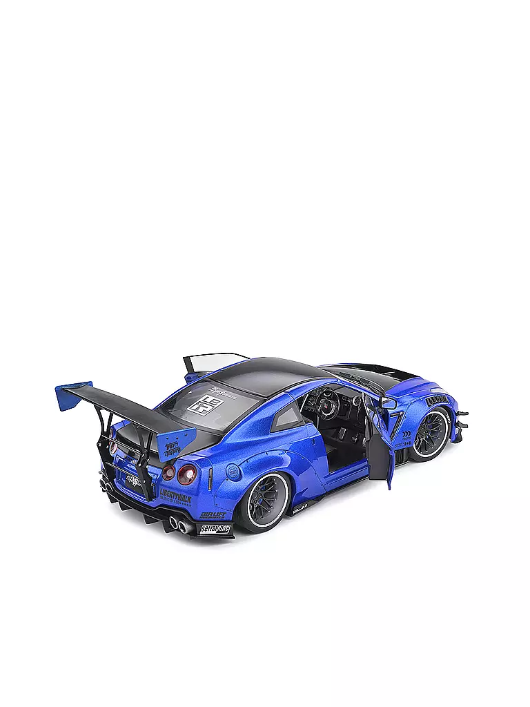SOLIDO | Modellauto - 1:18 Nissan GTR 35 blau | blau