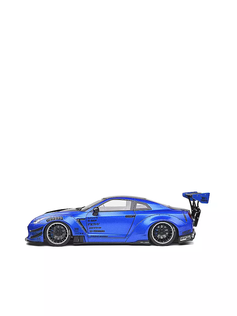 SOLIDO | Modellauto - 1:18 Nissan GTR 35 blau | blau