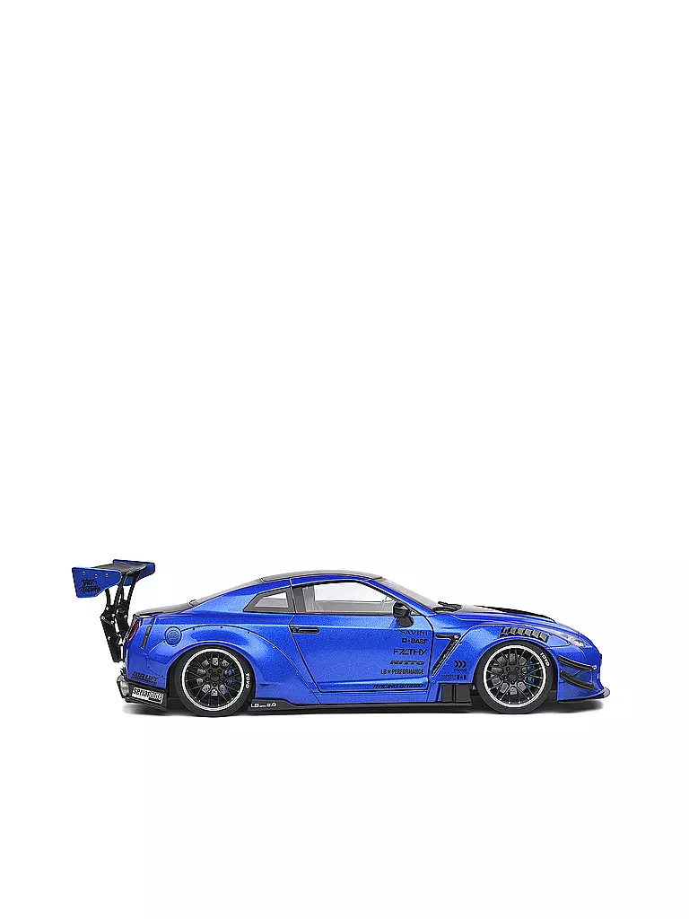 SOLIDO | Modellauto - 1:18 Nissan GTR 35 blau | blau