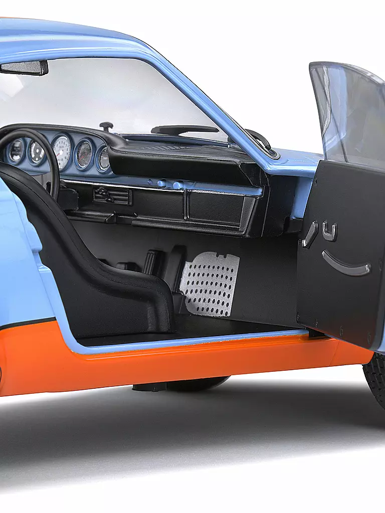 SOLIDO | Modellauto - 1:18 Porsche 911 RSR GULF | grau