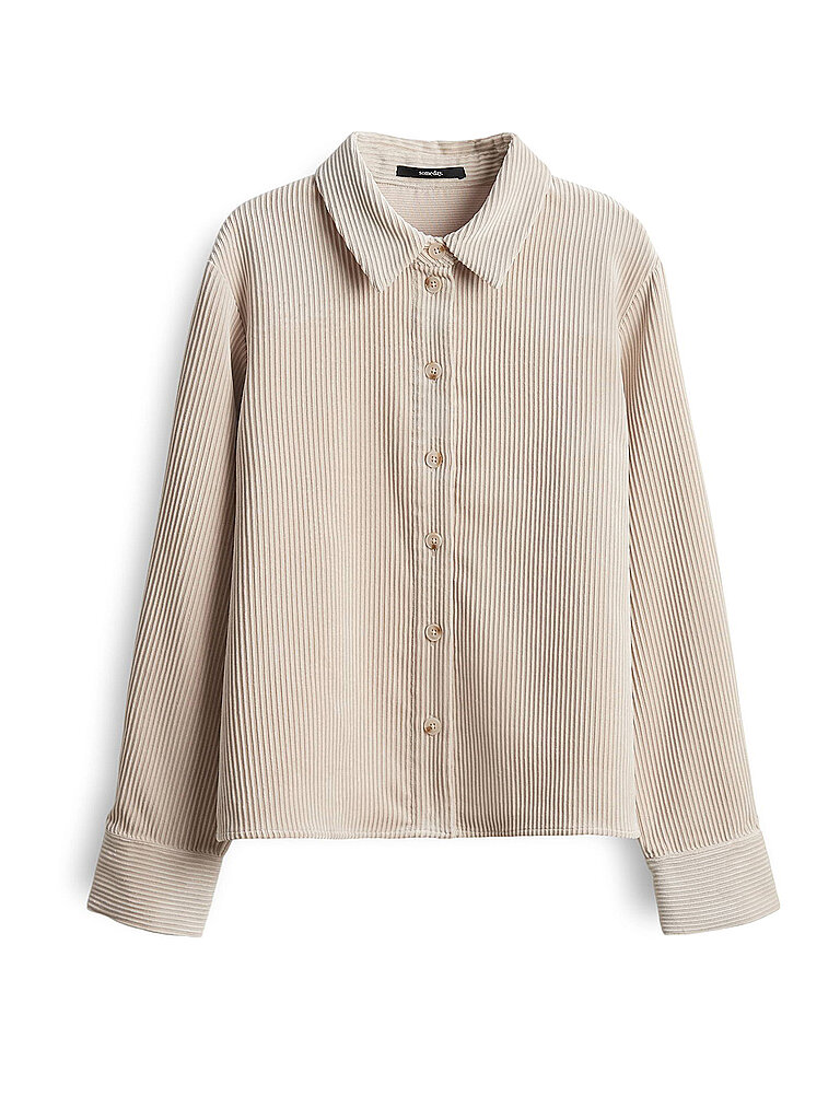 SOMEDAY Hemdbluse ZORTNEY BOLD beige   36 damen