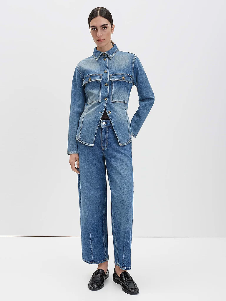 SOMEDAY Jeans Wide Leg CELLMA BARREL DETAIL blau   40 damen 2