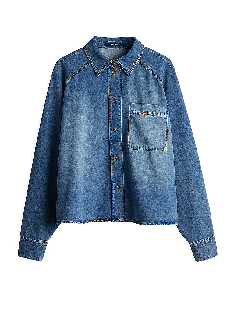 Jeansbluse ZEBRU blau 42 damen