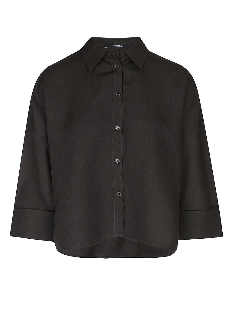 SOMEDAY Hemdbluse ZALEA schwarz | 36