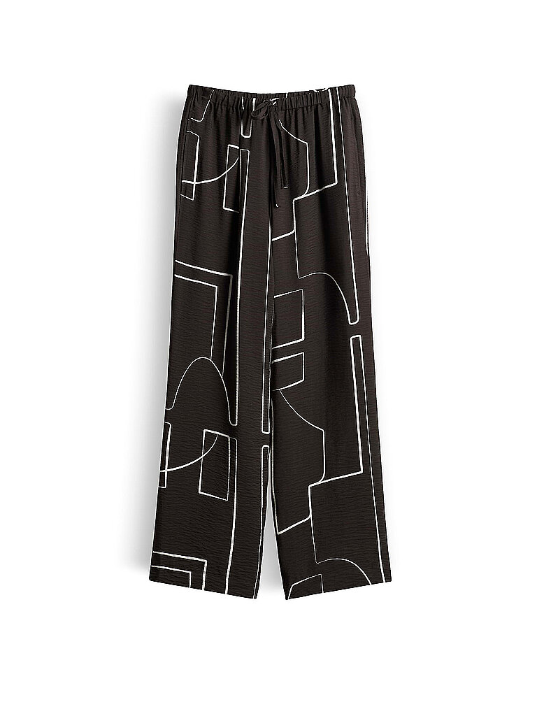 SOMEDAY Marlenehose CEVIL GRAPHIC braun | 34