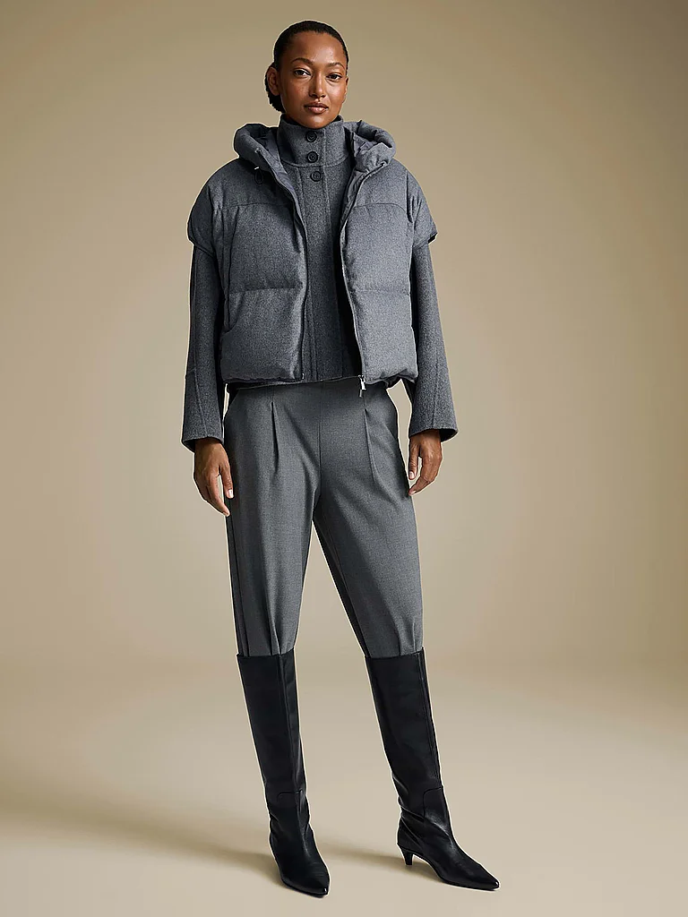 SOMEDAY Steppgilet VENKINA COZY grau | 36