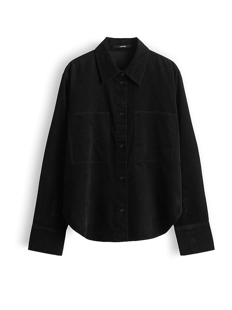SOMEDAY Hemdbluse ZATILDA schwarz | 36