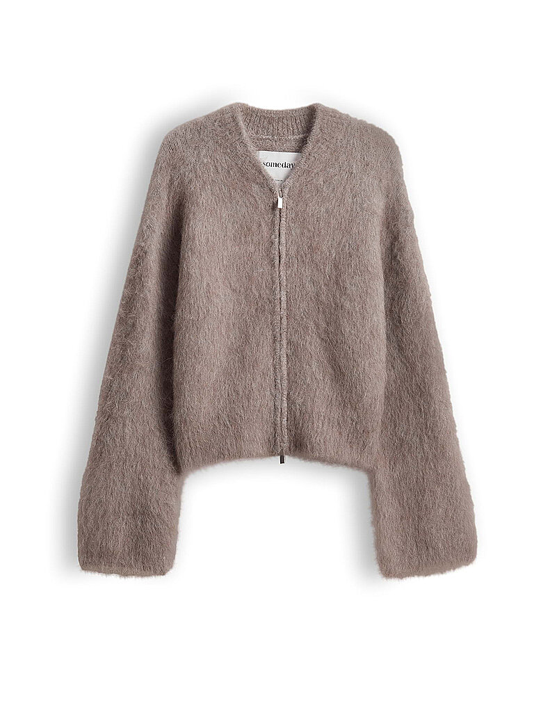 SOMEDAY Sweatjacke TANZINA camel | 40