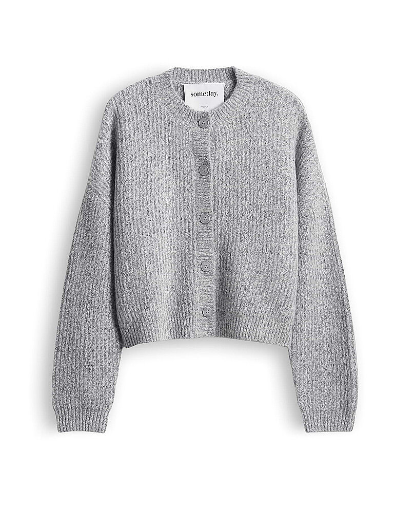 SOMEDAY Strickjacke TIMAYA grau | 42