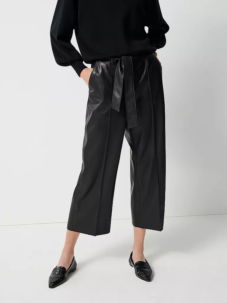 SOMEDAY | Culotte Lederhose Candidani | schwarz