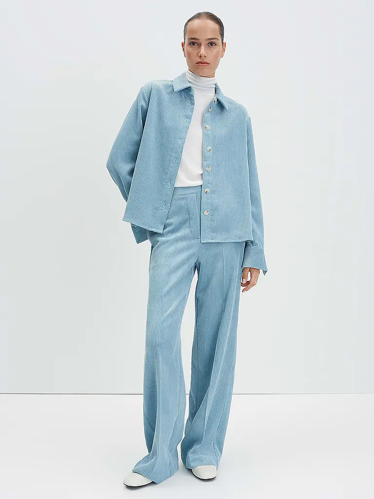 SOMEDAY | Hemdbluse ZORTNEY BOLD | Hellblau