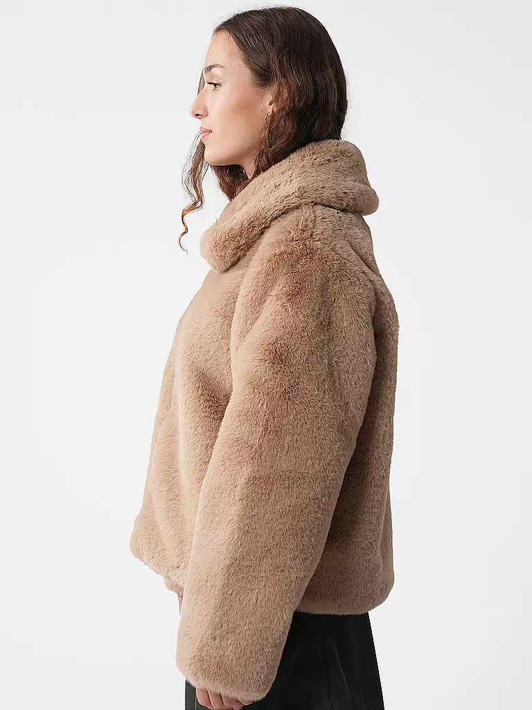 SOMEDAY | Jacke in Felloptik VARIAH | camel
