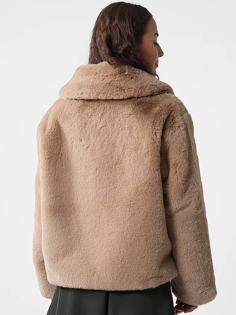 SOMEDAY | Jacke in Felloptik VARIAH | camel