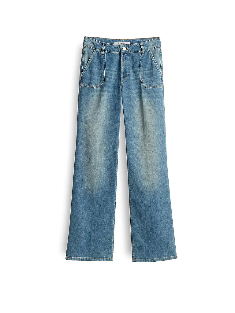 SOMEDAY | Jeans Wide Leg CARIE UTILITY | blau