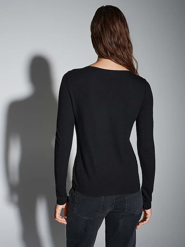 SOMEDAY | Langarmshirt KIROSA SOFT LONG | schwarz
