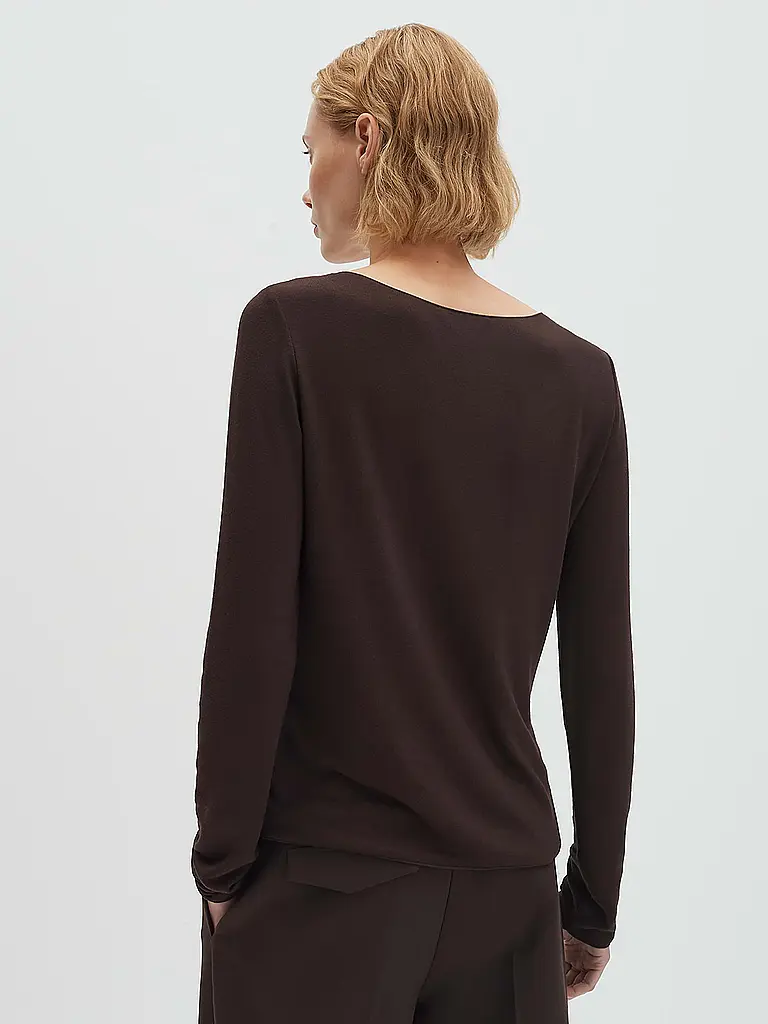 SOMEDAY | Langarmshirt KIROSA SOFT LONG | Braun