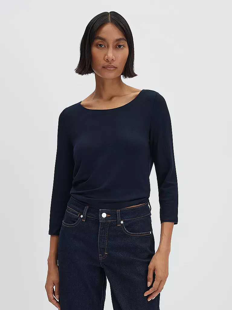 SOMEDAY | Langarmshirt KIROSA SOFT | dunkelblau