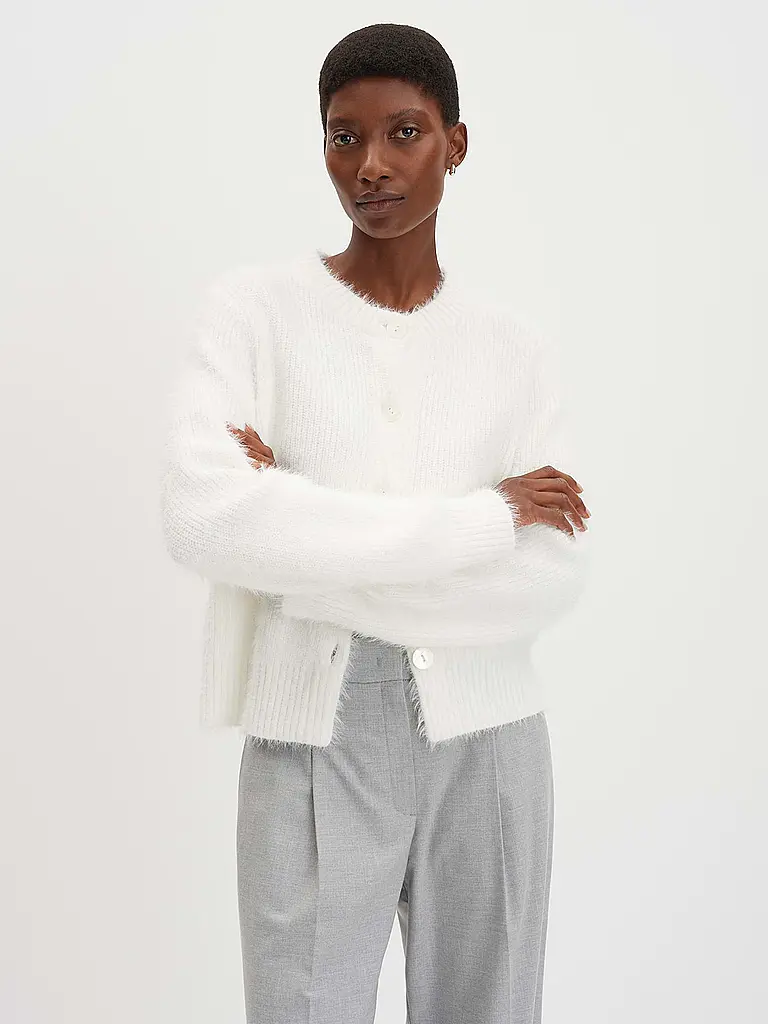 SOMEDAY | Strickjacke TANNELIE | Weiss
