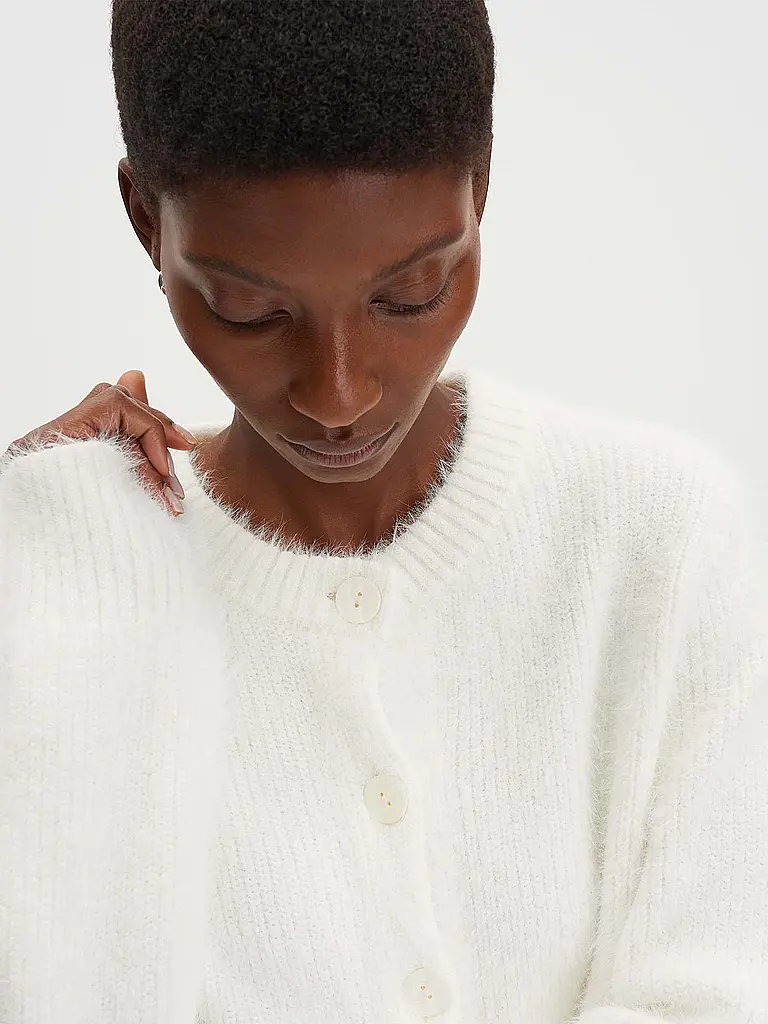 SOMEDAY | Strickjacke TANNELIE | Weiss