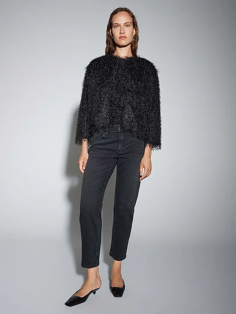 SOMEDAY | Strickjacke UFEATHER | Schwarz