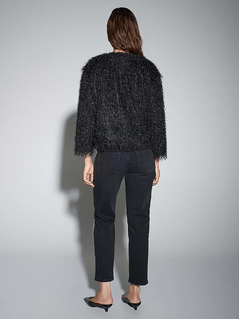 SOMEDAY | Strickjacke UFEATHER | Schwarz