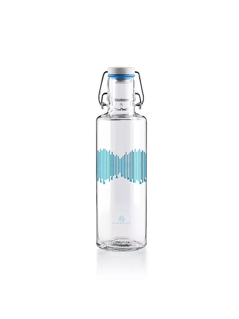 SOULBOTTLES | Trinkflasche Water is a human right 0,6l | transparent