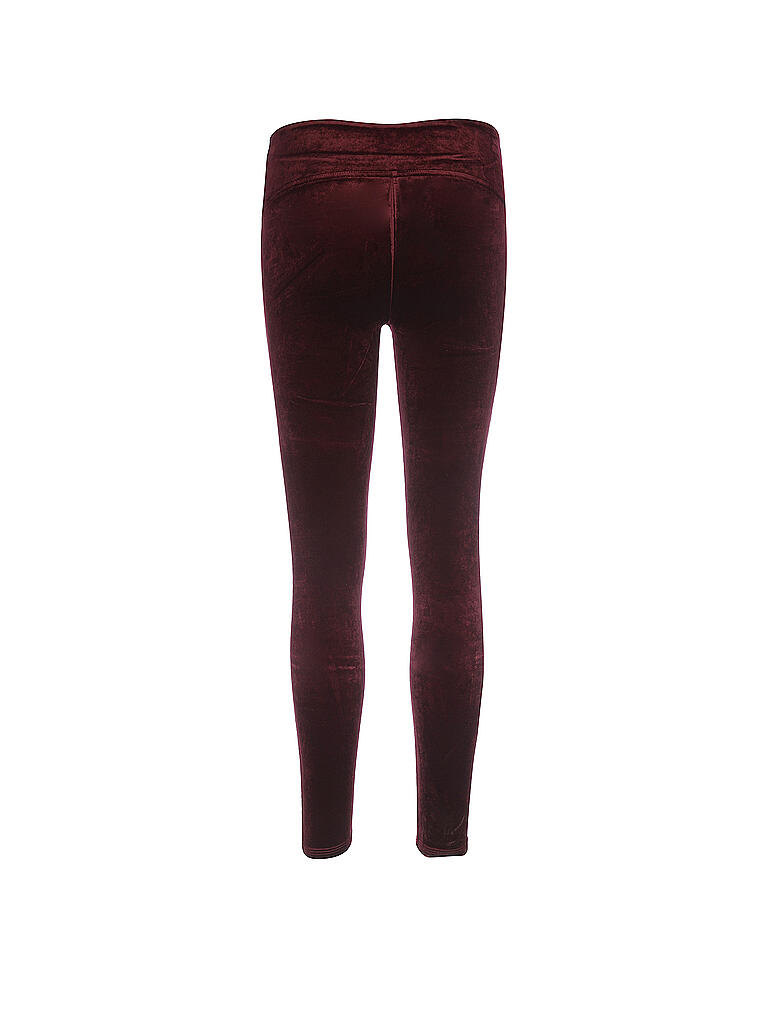 SPANX | Leggings Skinny Fit 7/8 Velvet | rot