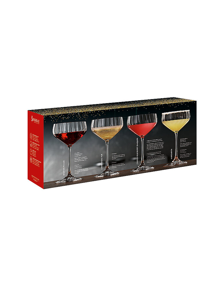 SPIEGELAU Glas 4er Set Coupette LIFESTYLE 300ml
