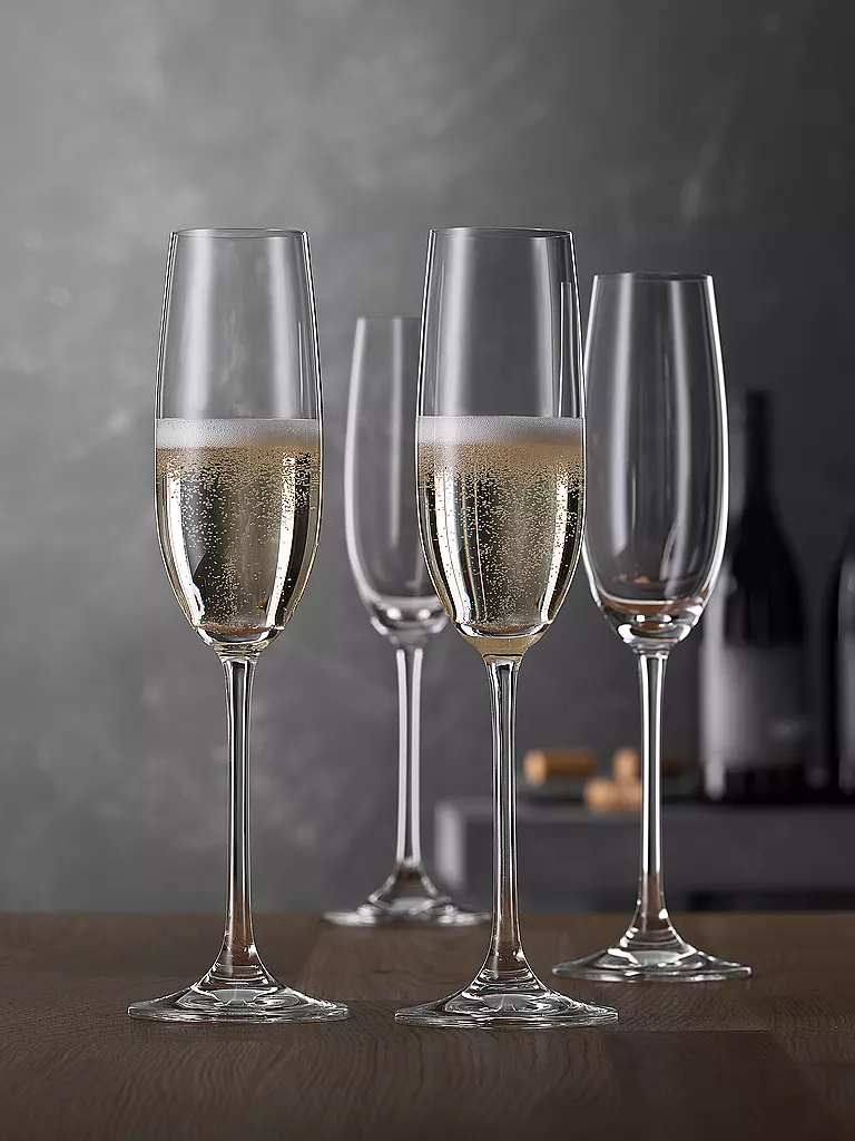 SPIEGELAU | Champagnerglas 4er Set SALUTE | transparent