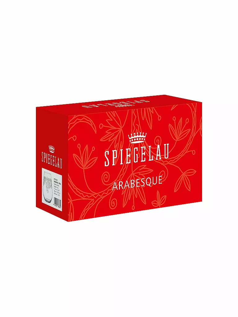 SPIEGELAU | Wasserglas 2er Set ARABESQUE | transparent