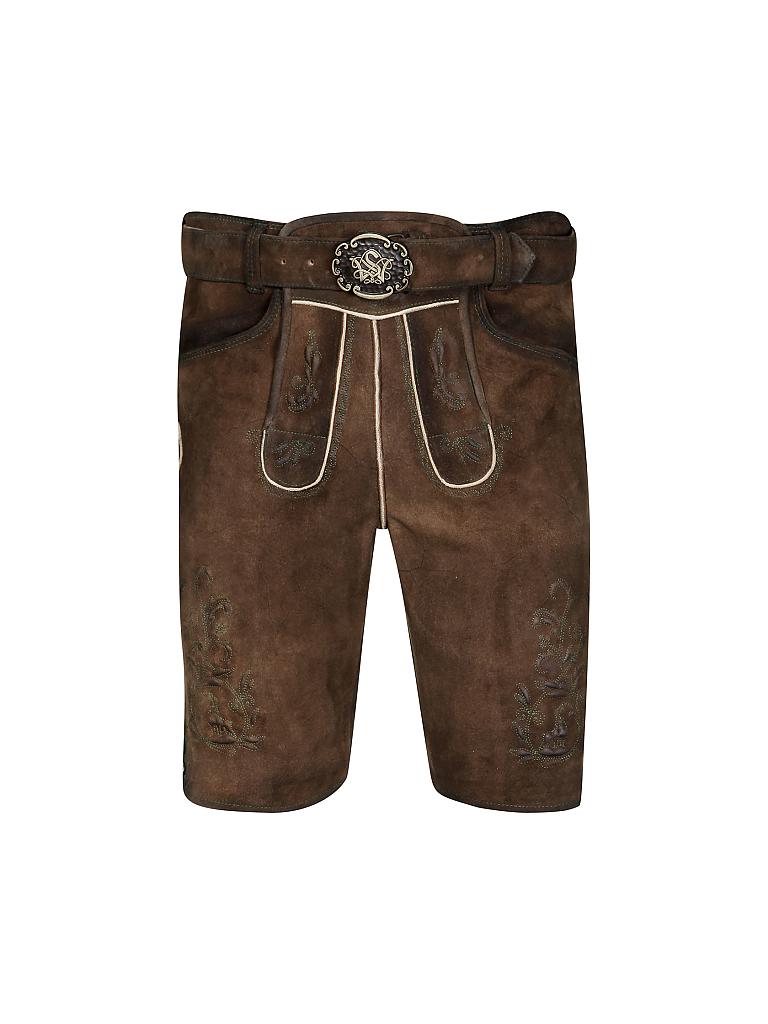 SPIETH & WENSKY | Lederhose mit Latz "Wurzel" | 