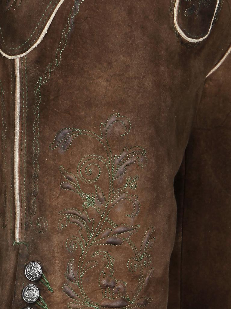 SPIETH & WENSKY | Lederhose mit Latz "Wurzel" | 