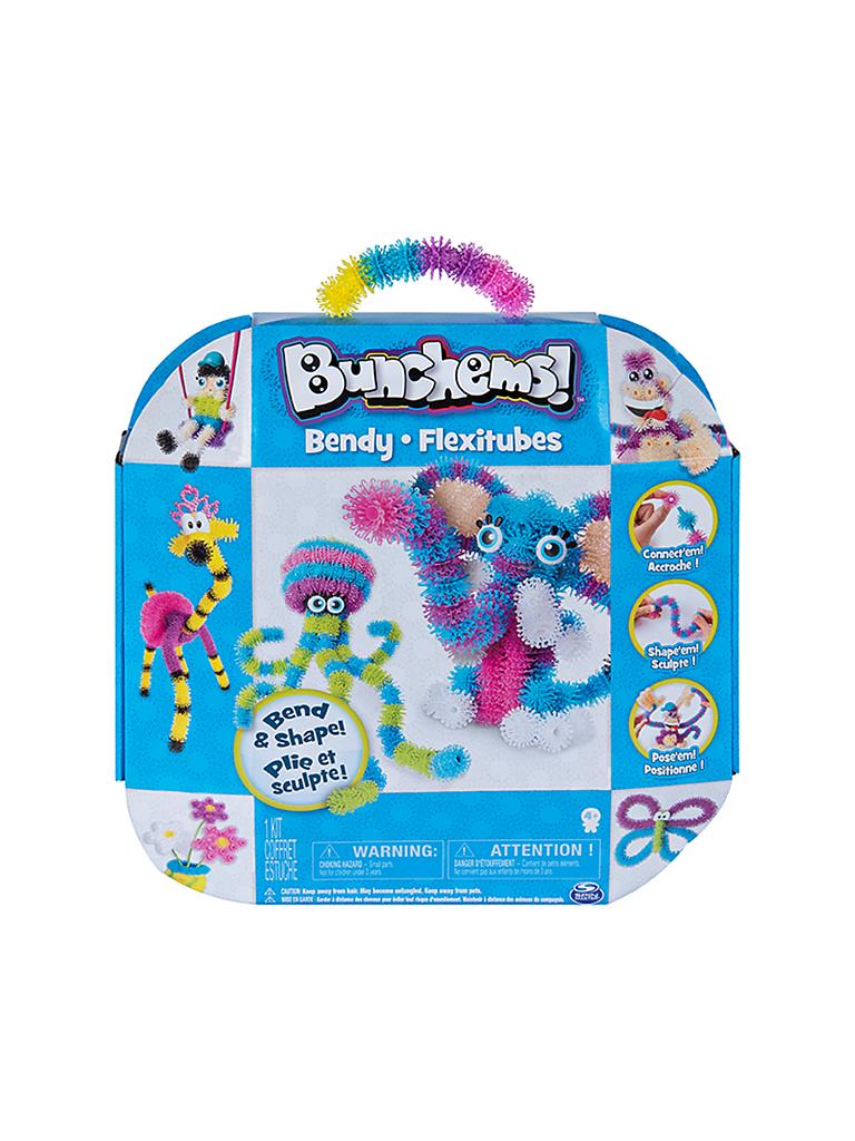 SPINMASTER | Bunchems Bendy - Biegeset für bewegliche Kreationen | transparent