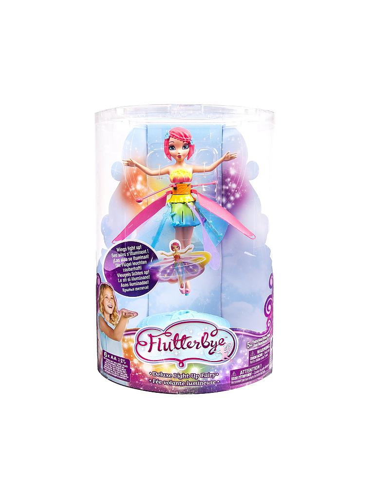 SPINMASTER | Flutterbye  - R/C Flying Fairy Deluxe Rainbow Light up | 